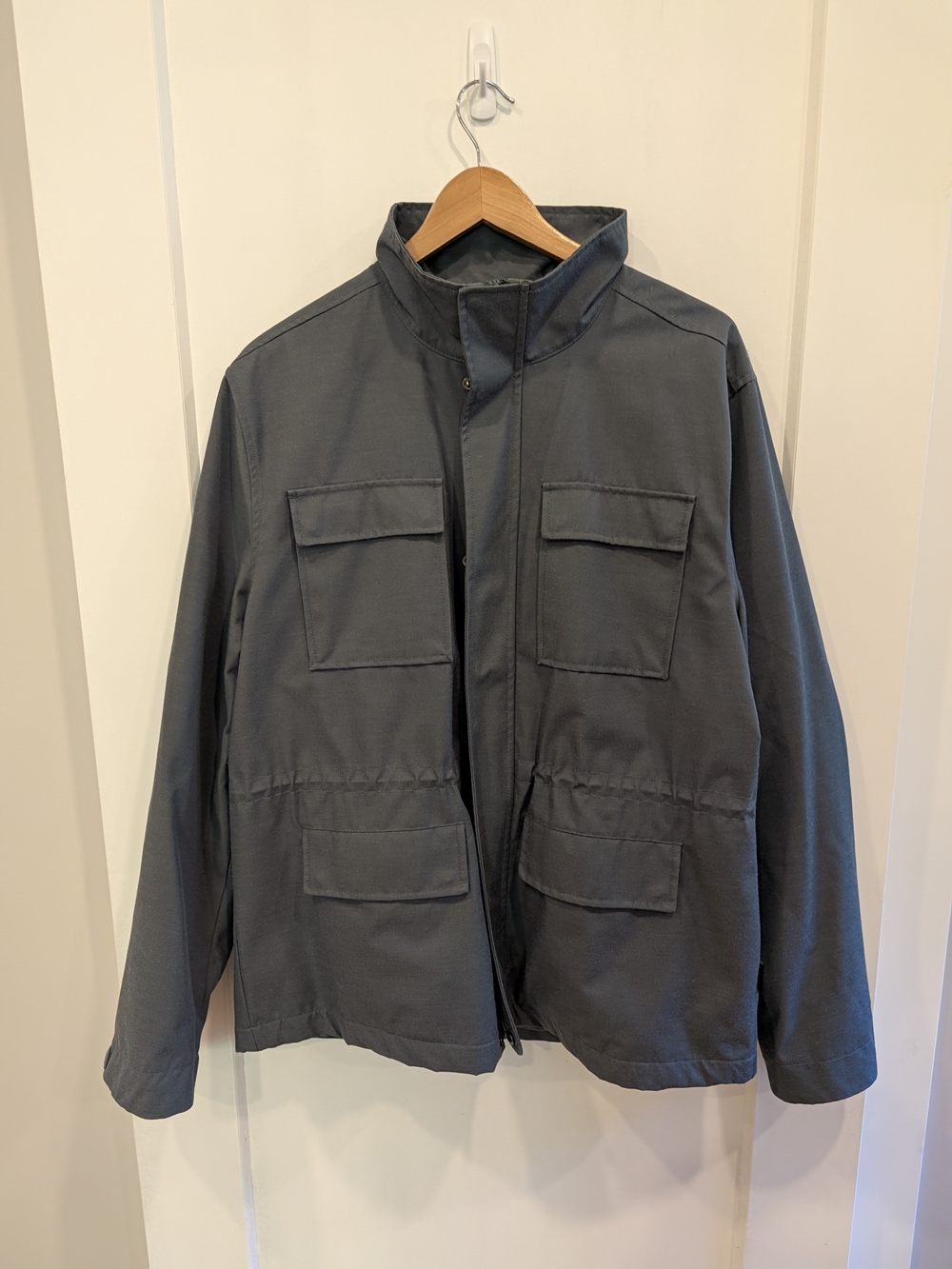 Frank And Oak Utility Field Jacket in Gray Size Large Like New